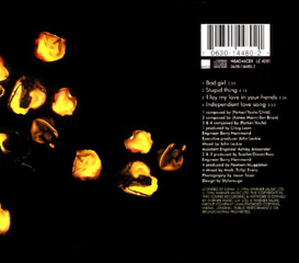 Bad Girl CD2 by Scarlet, back cover